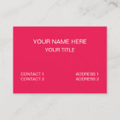 フェスティバルカラフルチェッカー 名刺 (裏面)