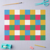 フェスティバルカラフルチェッカー 薄葉紙 (クラフト)