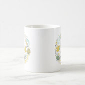 フェスティバルカラフルハッピーイースターチックス&リース コーヒーマグカップ (中央)