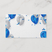 フェスティバルカラフルバルーン 名刺 (裏面)