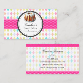フェスティバルカラフルバントケーキ 名刺