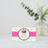 フェスティバルカラフルバントケーキ 名刺 (スタンド正面)