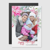 フェスティバルカラフルピンクポインセティアス写真 (正面/裏面)