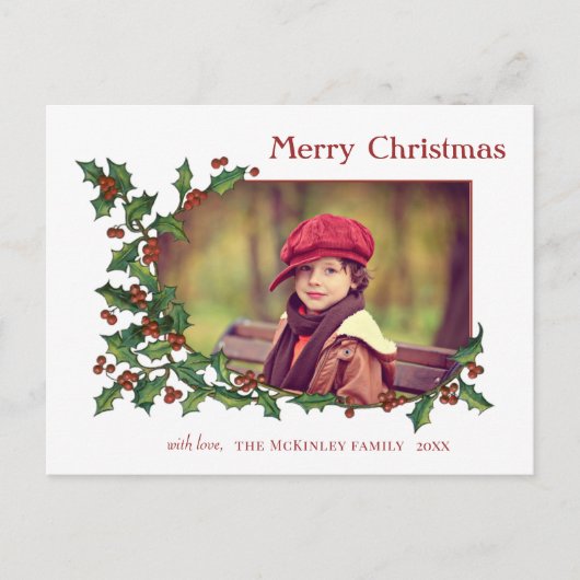 フェスティバルカラフルホリー、あいさつ文、写真 ポストカード (正面)