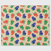 フェスティバルカラフルミッテンス ラッピングペーパー (フラット)