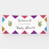 フェスティバルカラフルメキシカンサボサボシャワー 横断幕 (横)