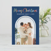 フェスティバルカラフルメリークリスマスフォトアーチ シーズンカード (スタンド正面)