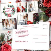 フェスティバルカラフルリースフォトコラージュ