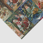 フェスティバルカラフル華美ビクトリアンクリスマスカード 薄葉紙 (詳細)