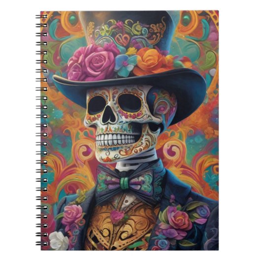フェスティバルカラベラストリビュート:砂糖スカルスプレンダー ノートブック (正面)