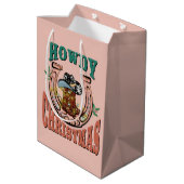 フェスティバルカントリーウエスタンクリスマスブーツ ミディアムペーパーバッグ (裏面アングル)