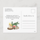 フェスティバルカントリークリスマスハウスグリーティング シーズンポストカード (裏面)