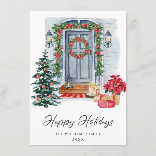 フェスティバルカントリーハウスクリスマスグリーティングホリデイC シーズンカード (正面)