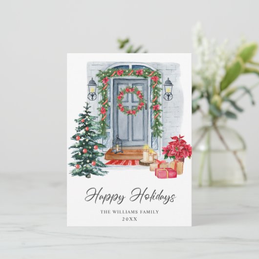 フェスティバルカントリーハウスクリスマスグリーティングホリデイC シーズンカード (スタンド正面)