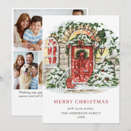 フェスティバルカントリーハウスクリスマスグリーティング4写真 シーズンカード