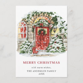 フェスティバルカントリーハウスクリスマスグリーティング シーズンカード
