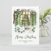 フェスティバルカントリーハウスクリスマスハウスグリーティング シーズンカード (スタンド正面)