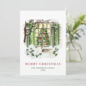 フェスティバルカントリーハウスクリスマスハウスグリーティング シーズンカード (スタンド正面)