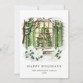 フェスティバルカントリーハウスクリスマスハウスグリーティング シーズンカード (正面)