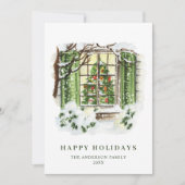 フェスティバルカントリーハウスクリスマスハウスグリーティング シーズンカード (正面)