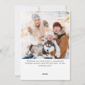 フェスティバルカントリーハウスクリスマスハウスグリーティング シーズンカード (裏面)