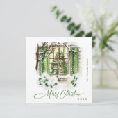 フェスティバルカントリーハウスクリスマスハウスグリーティング シーズンカード (スタンド正面)