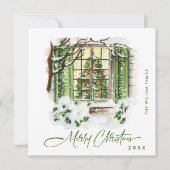 フェスティバルカントリーハウスクリスマスハウスグリーティング シーズンカード (正面)