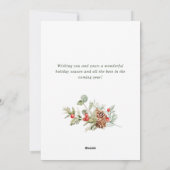 フェスティバルカントリーハウスクリスマスハウスグリーティング シーズンカード (裏面)