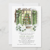 フェスティバルカントリーハウスクリスマスホリデーブランチ 招待状 (正面)