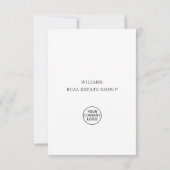 フェスティバルカントリーハウスクリスマスホリデ企業のィ サンキューカード (裏面)