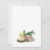 フェスティバルカントリーホリデークリスマスホリデーブランチ 招待状 (裏面)