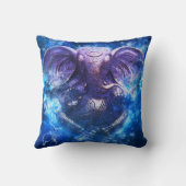 フェスティバルガネシャピロー：パーフェクトディワリホームデコル クッション (裏面)