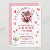 フェスティバルガレンティンズデイヘレフォードカウズ 招待状 (正面/裏面)