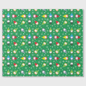 フェスティバルキシー格言及びスノーフレークラップ紙 ラッピングペーパー (フラット)