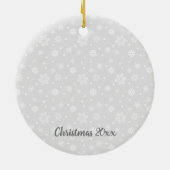 フェスティバルキッズクリスマスキャロルを歌う セラミックオーナメント (裏面)