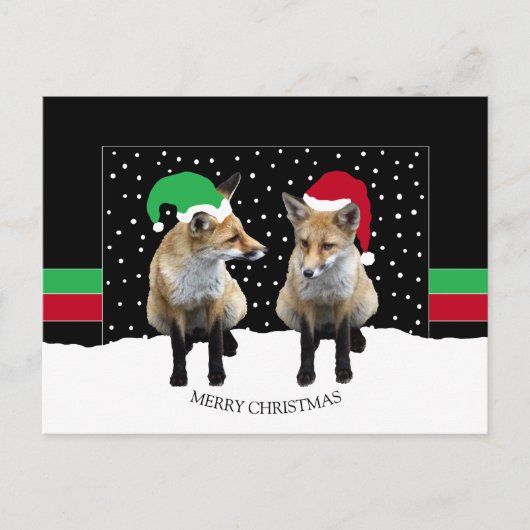 フェスティバルキツネクブスホリデーハガキ シーズンポストカード (正面)