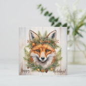 フェスティバルキツネクリスマス シーズンカード (スタンド正面)