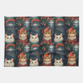 フェスティバルキャッツホリデイ キッチンタオル (横)