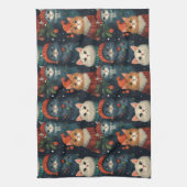 フェスティバルキャッツホリデイ キッチンタオル (縦)