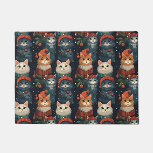 フェスティバルキャッツホリデイ ドアマット (正面)