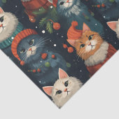 フェスティバルキャッツホリデーラッピング紙 薄葉紙 (詳細)