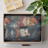 フェスティバルキャッツホリデーラッピング紙 薄葉紙 (ギフト)