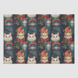 フェスティバルキャッツホリデーラッピング紙 薄葉紙