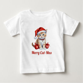 フェスティバルキャッツinクリスマスコスチューム- Holiday Vibe ベビーTシャツ
