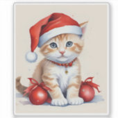 フェスティバルキャッツinクリスマスコスチューム- Holiday Vibes シール (正面)