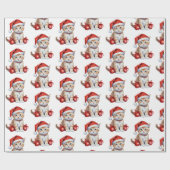 フェスティバルキャッツinクリスマスコスチューム- Holiday Vibes ラッピングペーパー (フラット)