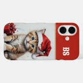 フェスティバルキャッツinクリスマスコスチューム- Holiday Vibes Case-Mate iPhoneケース (裏面 (横))