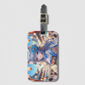 フェスティバルキャットガールアンダーサマースカイズ ラゲッジタグ (正面縦)