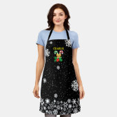 フェスティバルキャンディキャネズホリーオンスノードラックス エプロン (着用した状態)