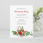 フェスティバルキャンディキャンズ&ポインセチアのクリスマスパーティー 招待状 (スタンド正面)